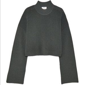 Aritzia Wilfred Salome Sweater Green Gray Size M